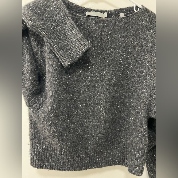 Vince Cashmere Boatneck Sweater in Charcoal - Picture 11 of 14